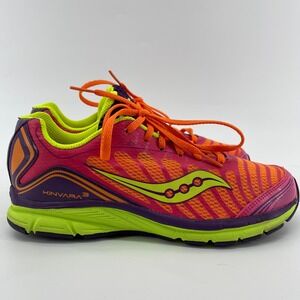 Saucony Kinvara 3 Athletic Shoes - Fuchsia, Neon Orange, Lime